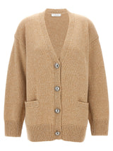 Cardigan Paco Rabanne en laine beige