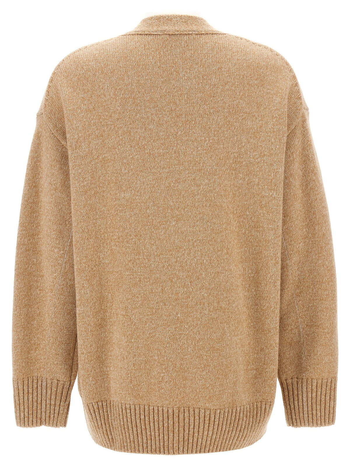 Cardigan Paco Rabanne en laine beige