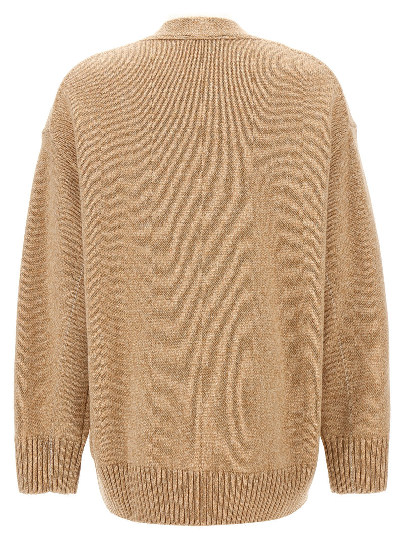 Paco Rabanne Beige Wool Cardigan