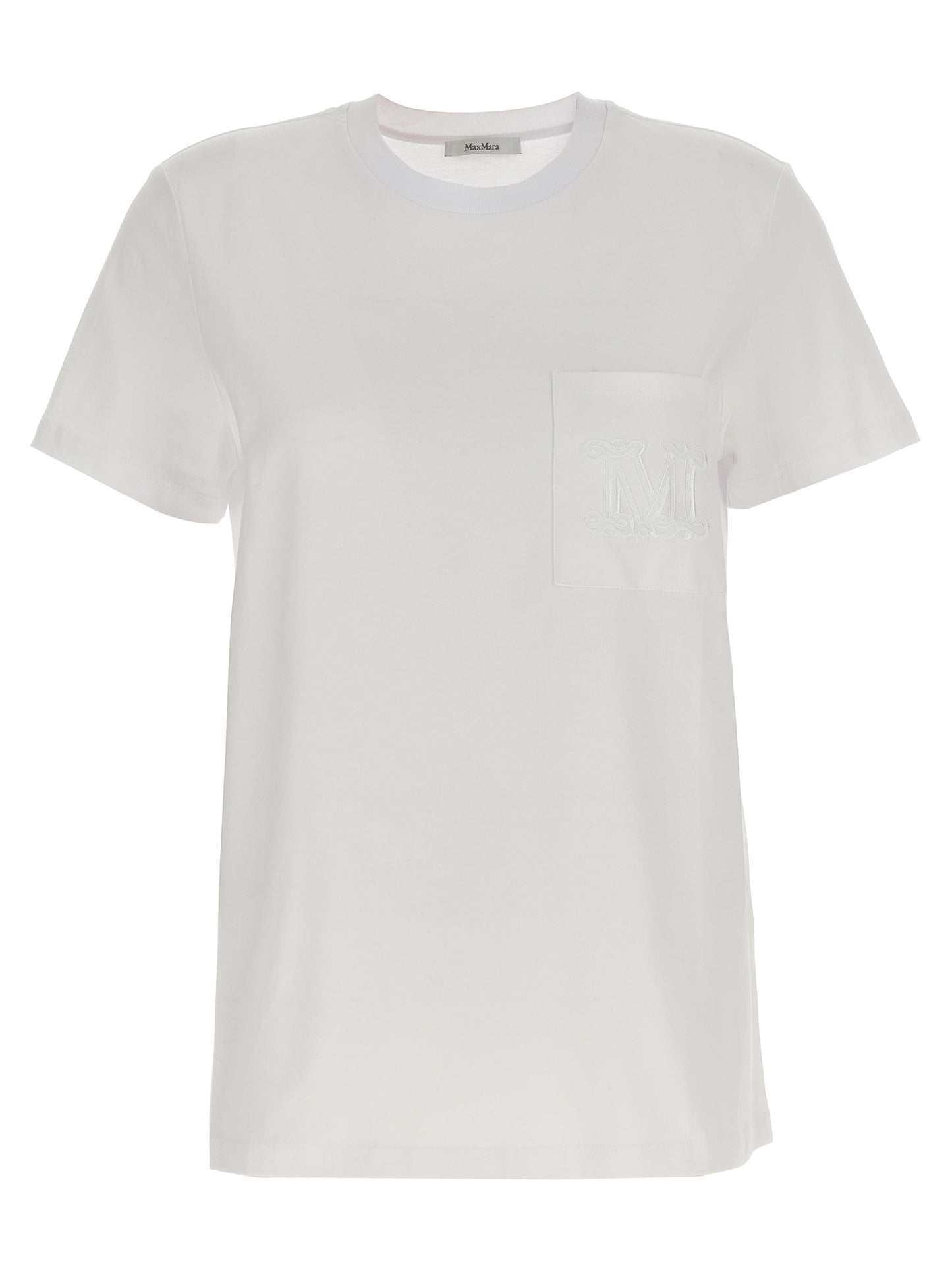 Max Mara White Cotton T-Shirt