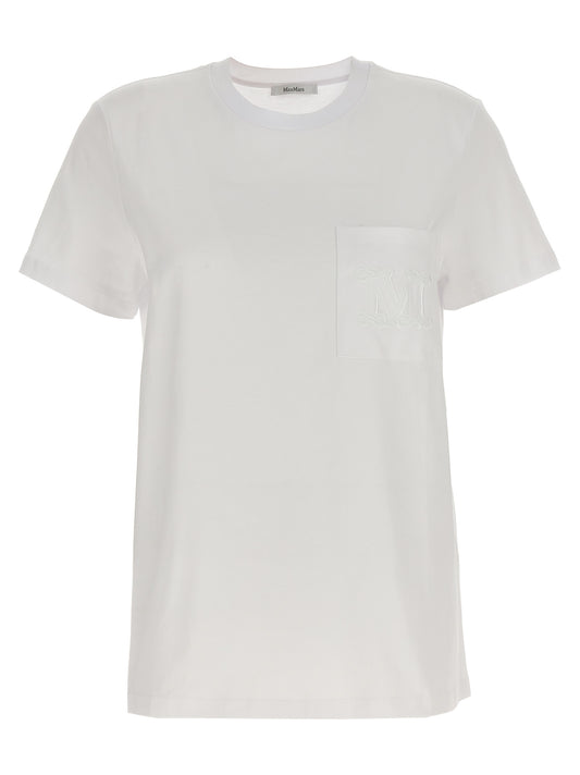 Max Mara White Cotton T-Shirt