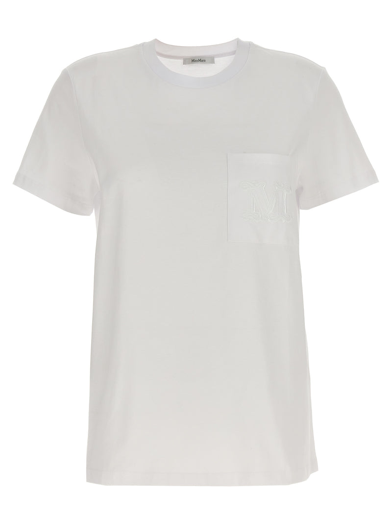 Max Mara Papaia White Cotton T-Shirt for Women