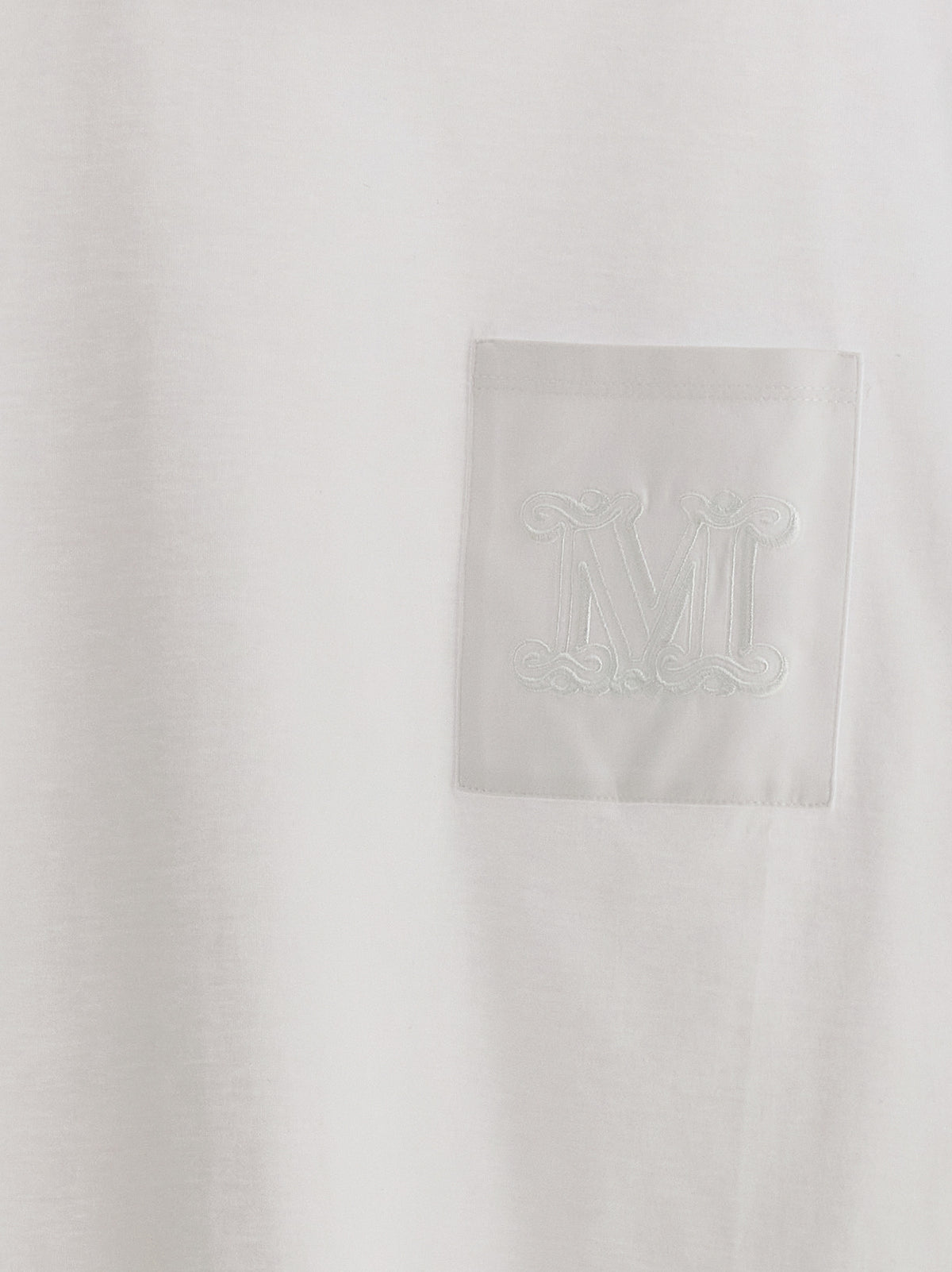 Max Mara Papaia White Cotton T-Shirt for Women