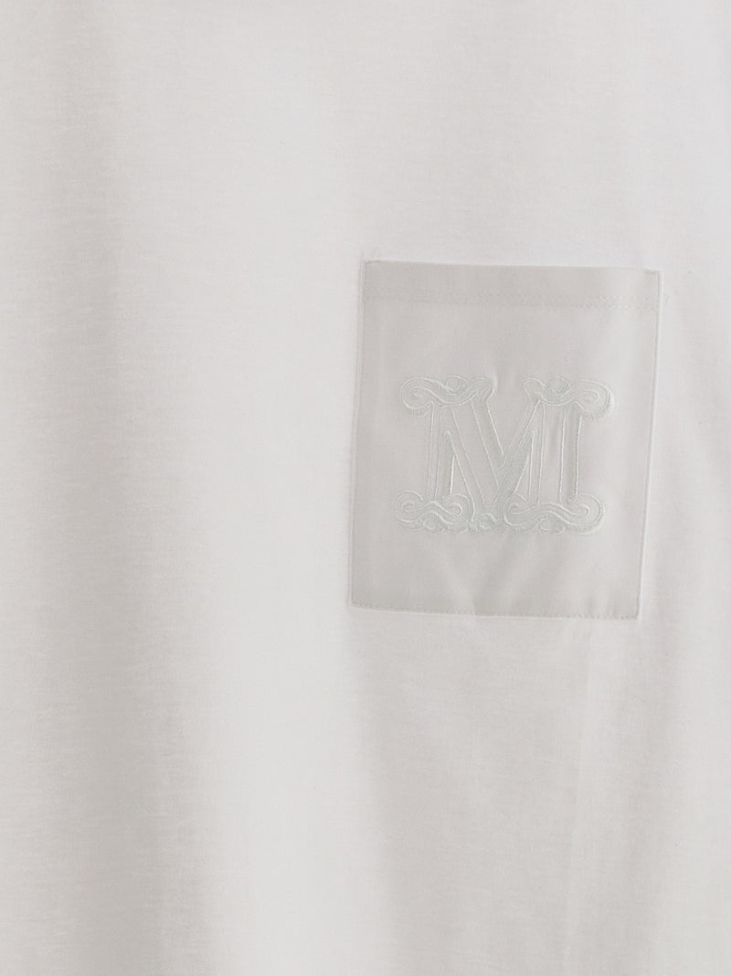 Max Mara Papaia White Cotton T-Shirt for Women