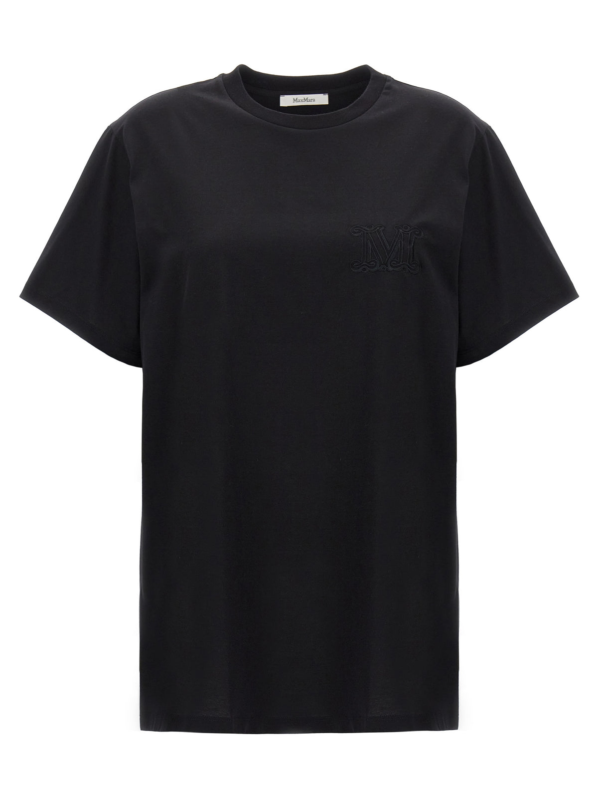 Max Mara ‘Mango’ Black Cotton T-Shirt