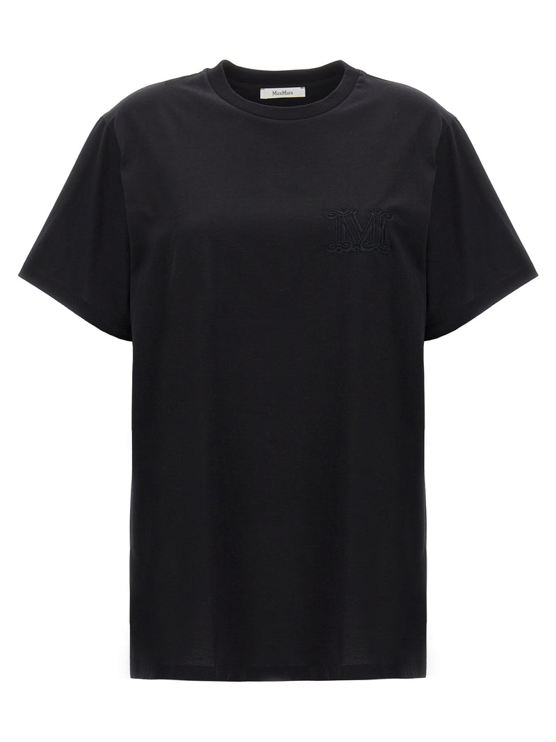 Max Mara ‘Mango’ Black Cotton T-Shirt