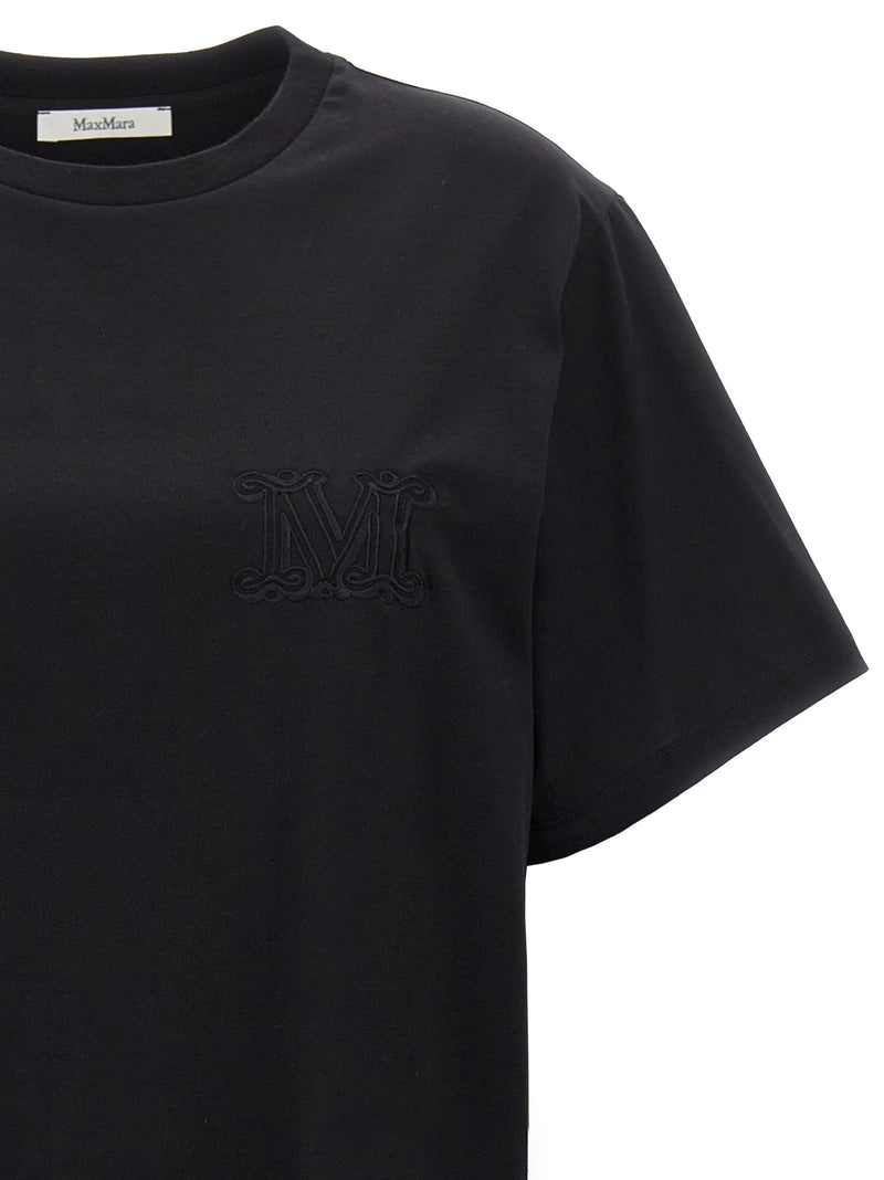 Max Mara ‘Mango’ Black Cotton T-Shirt