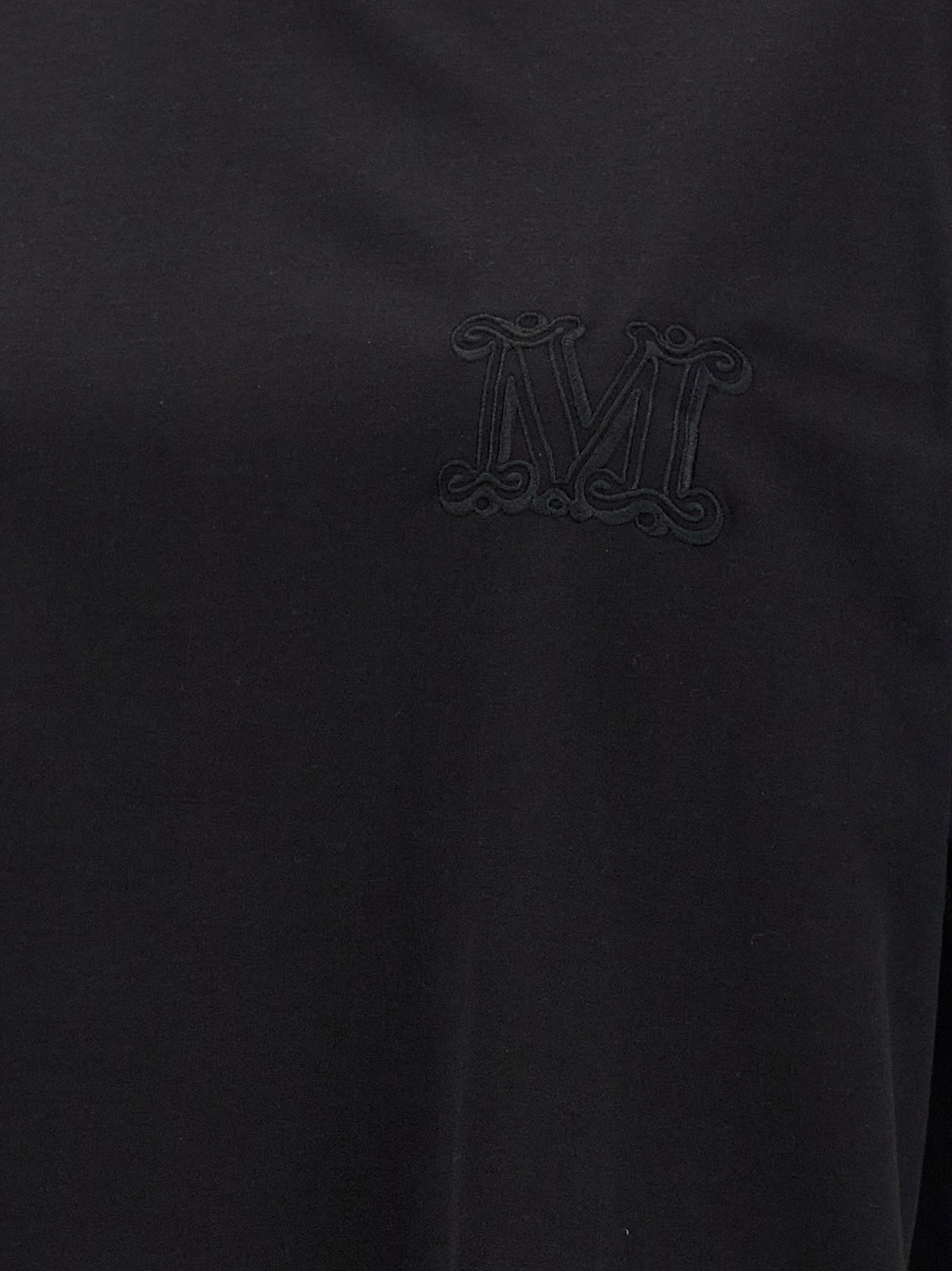 Max Mara ‘Mango’ Black Cotton T-Shirt