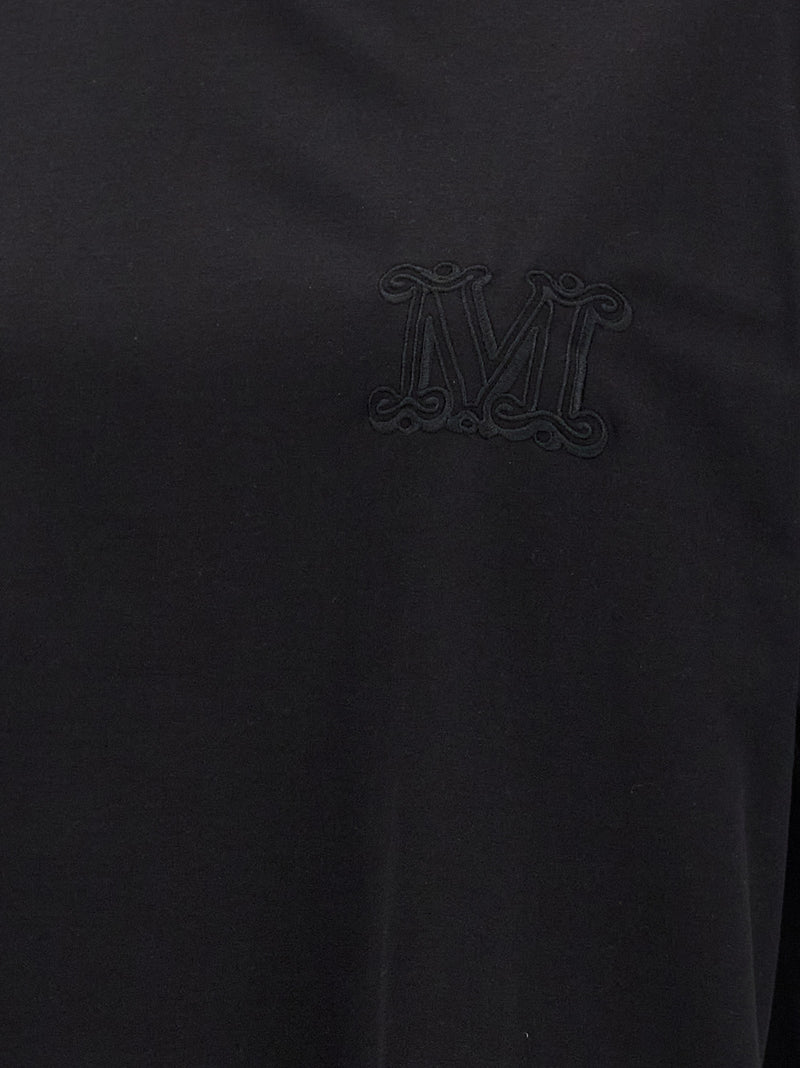 Max Mara ‘Mango’ Black Cotton T-Shirt