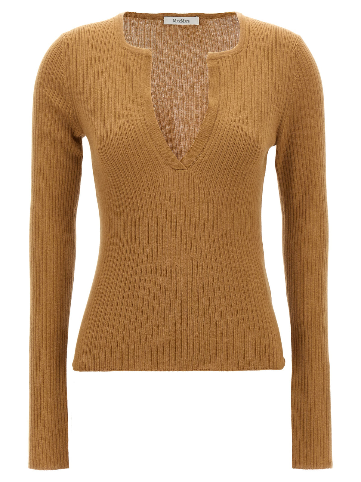 Gilet en Soie Beige Max Mara