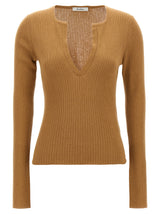 Gilet en Soie Beige Max Mara