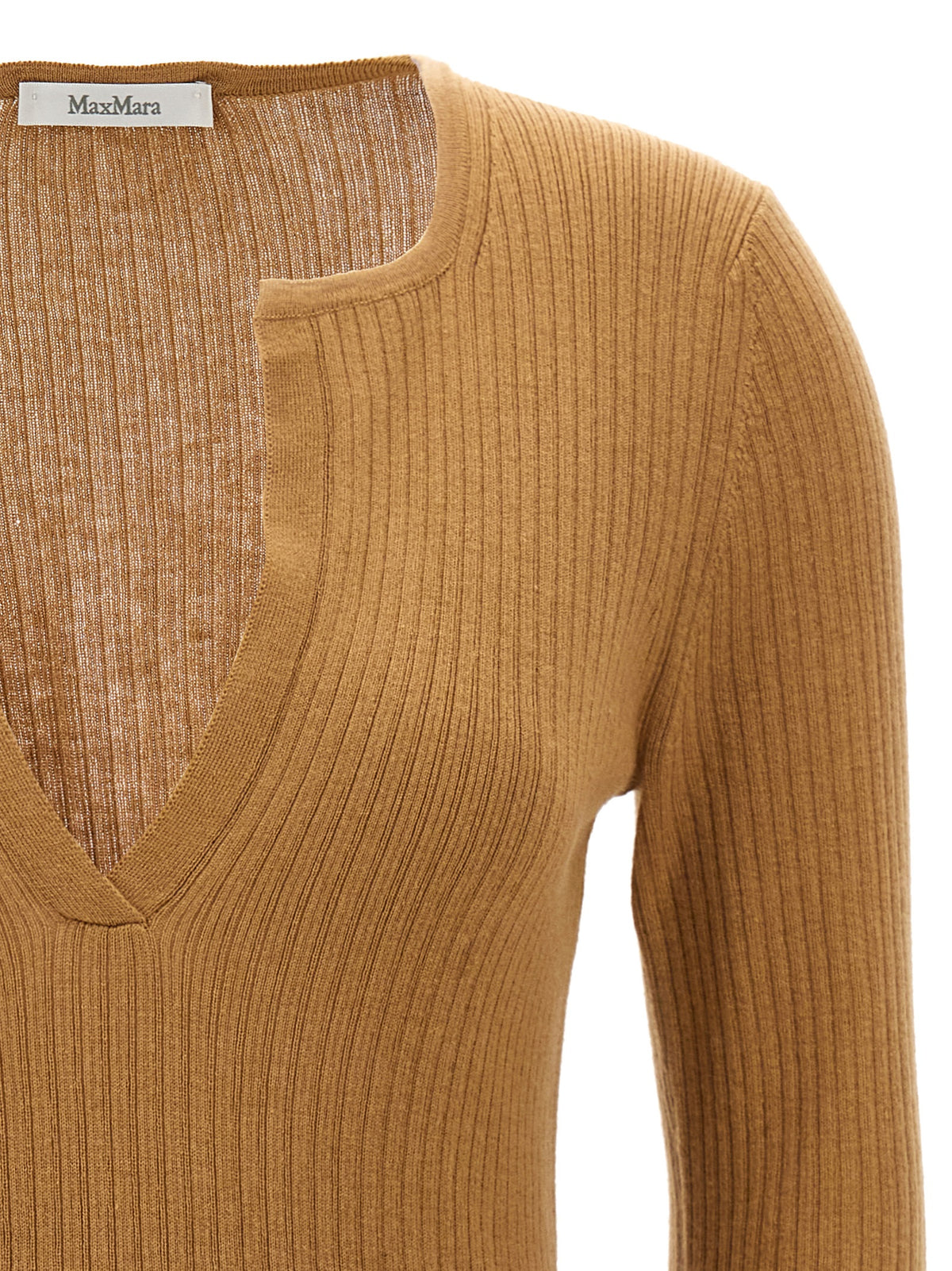Gilet en Soie Beige Max Mara