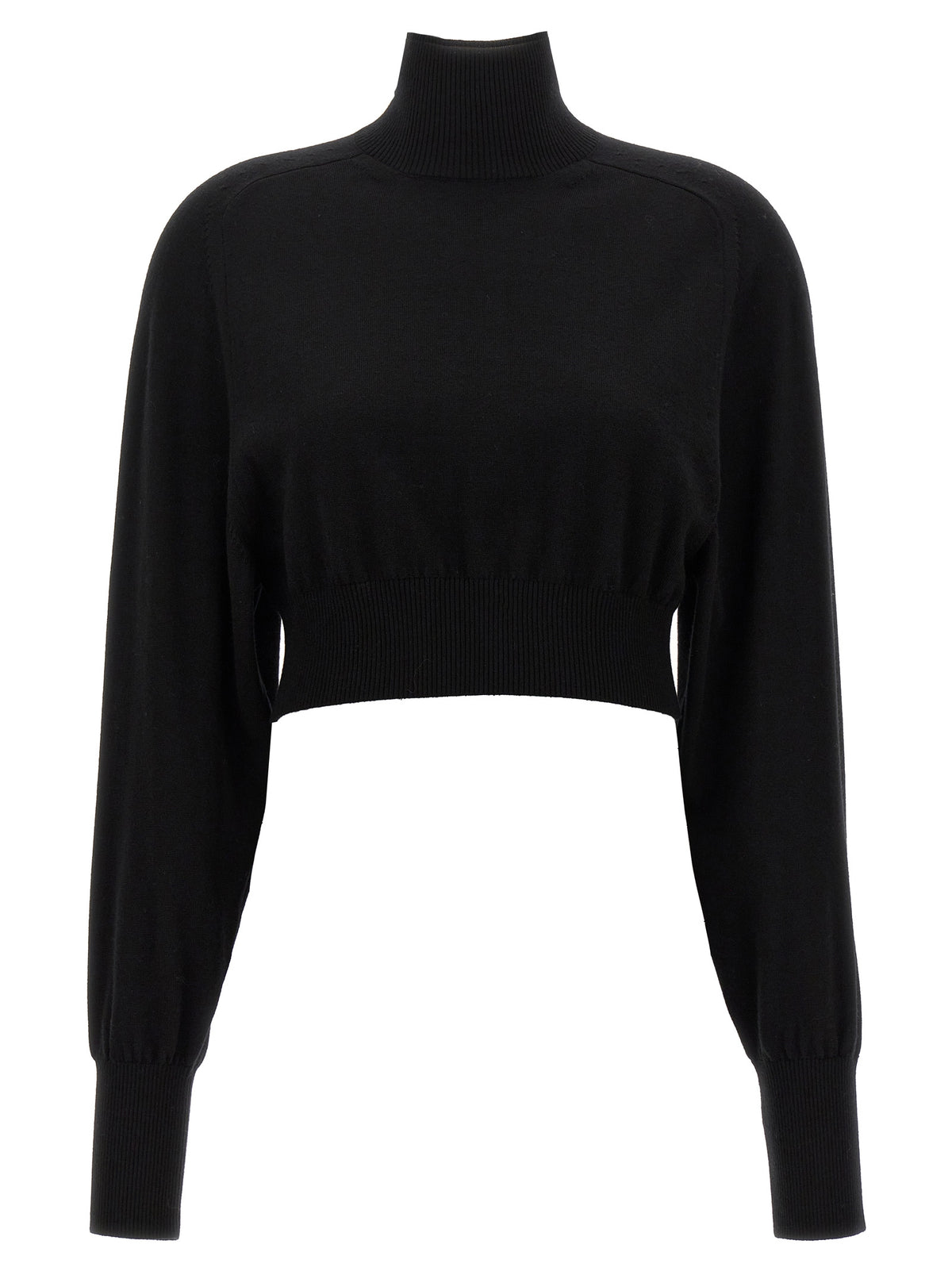 Sportmax Ululato Black Virgin Wool Cardigan for Women