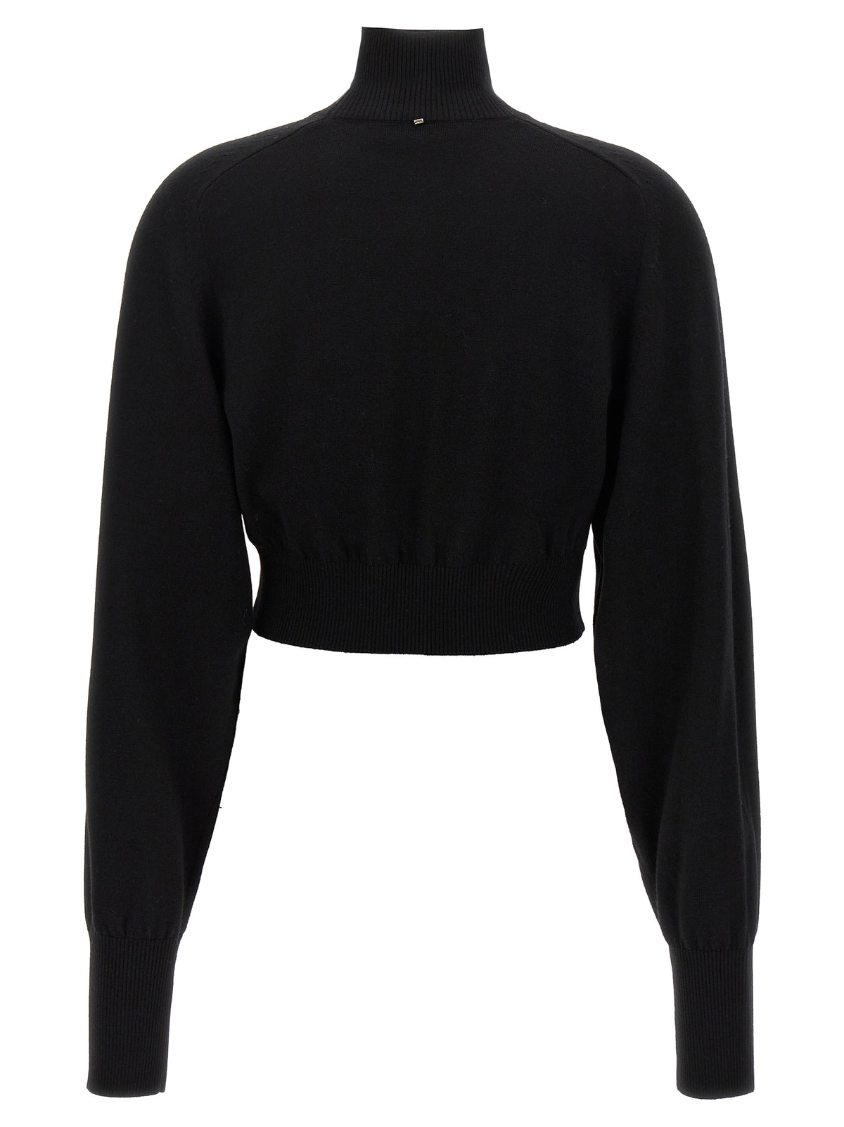 Sportmax Ululato Black Virgin Wool Cardigan for Women