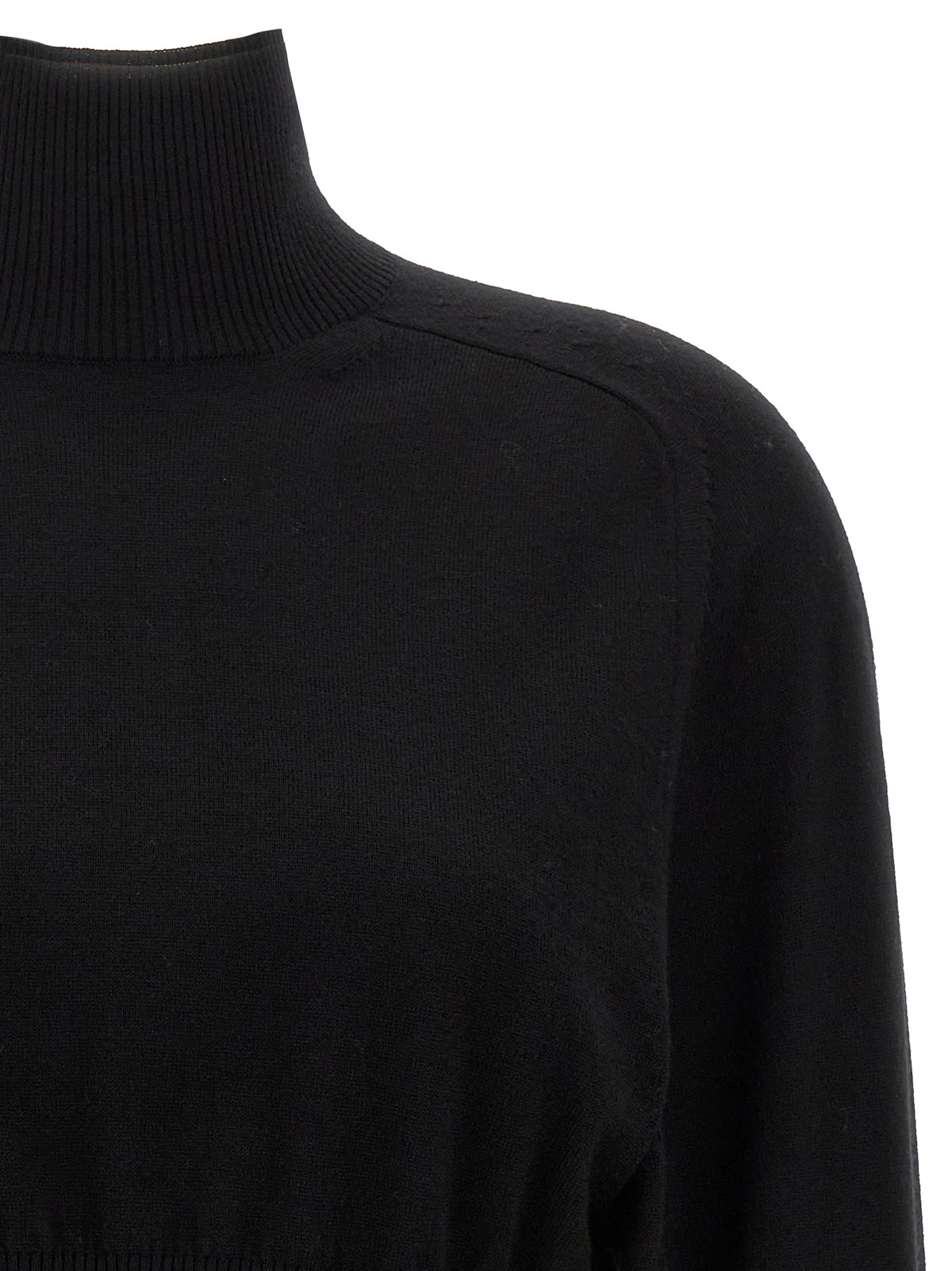 Sportmax Ululato Black Virgin Wool Cardigan for Women