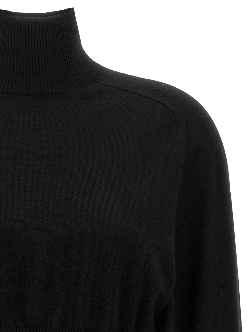 Sportmax Ululato Black Virgin Wool Cardigan for Women