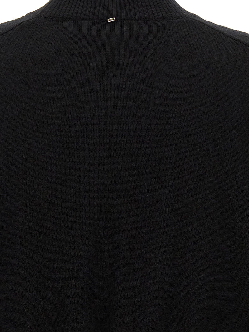 Sportmax Ululato Black Virgin Wool Cardigan for Women