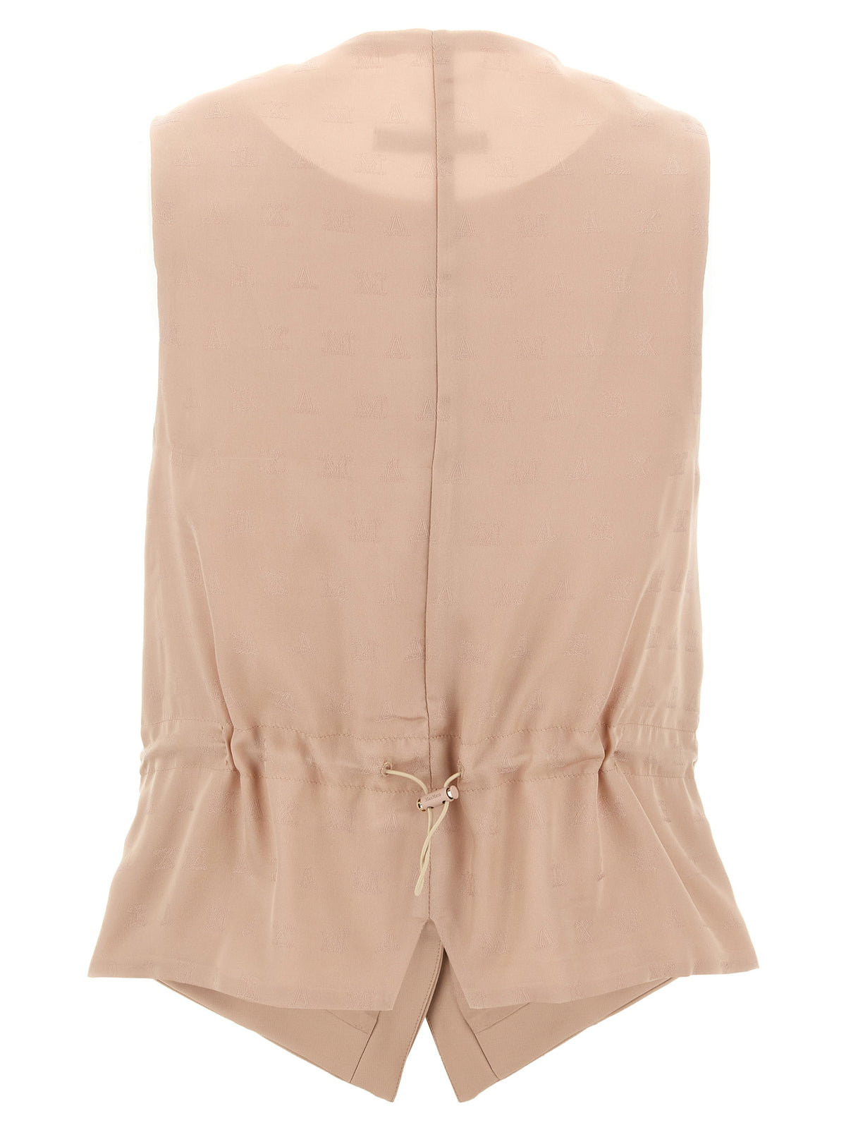 Max Mara Multicolor Acetate Sleeveless Jacket - Kiwi