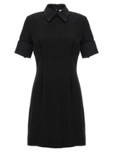 Sportmax Cipro Black Viscose Short Dress