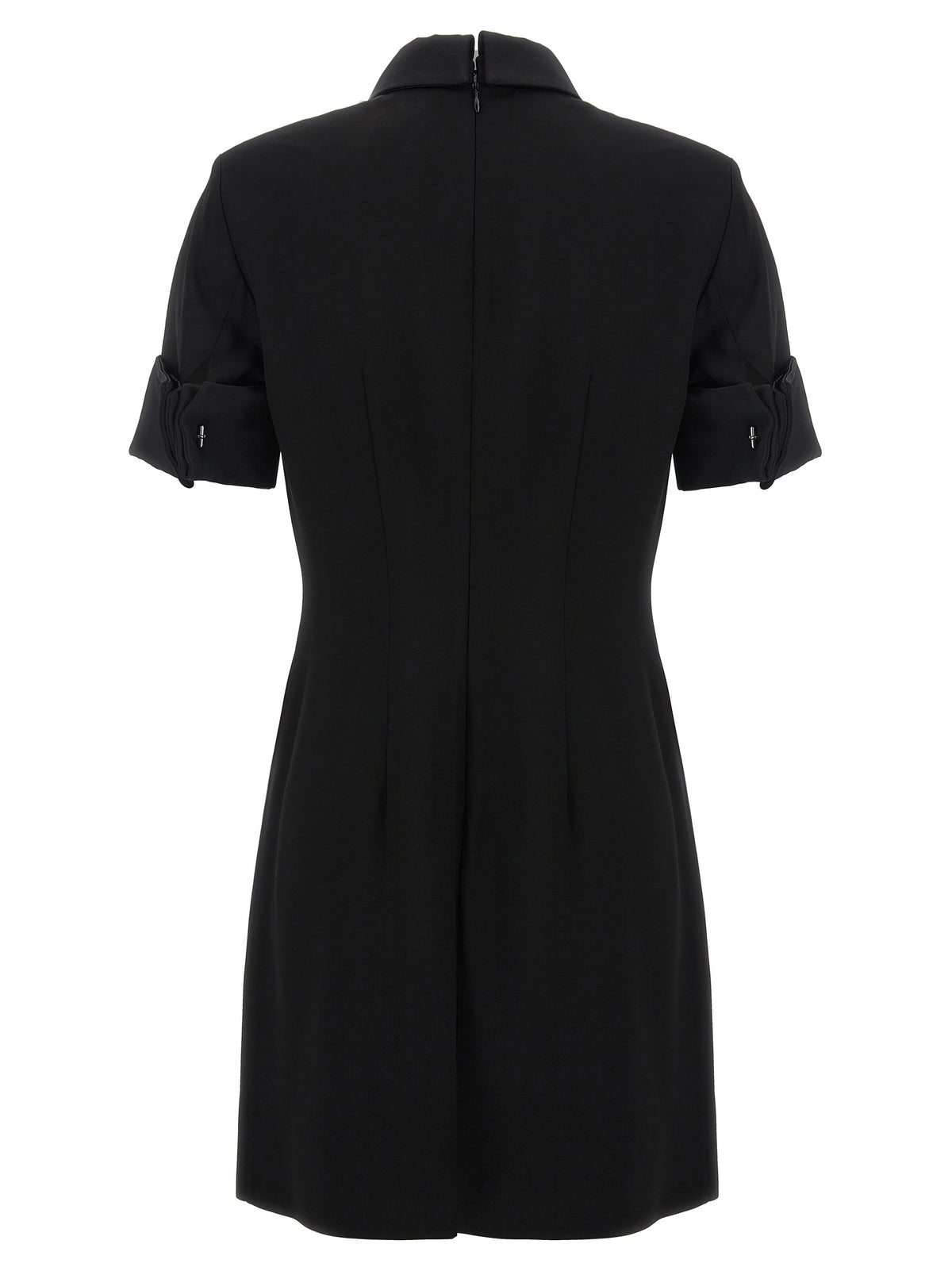 Sportmax Cipro Black Viscose Short Dress