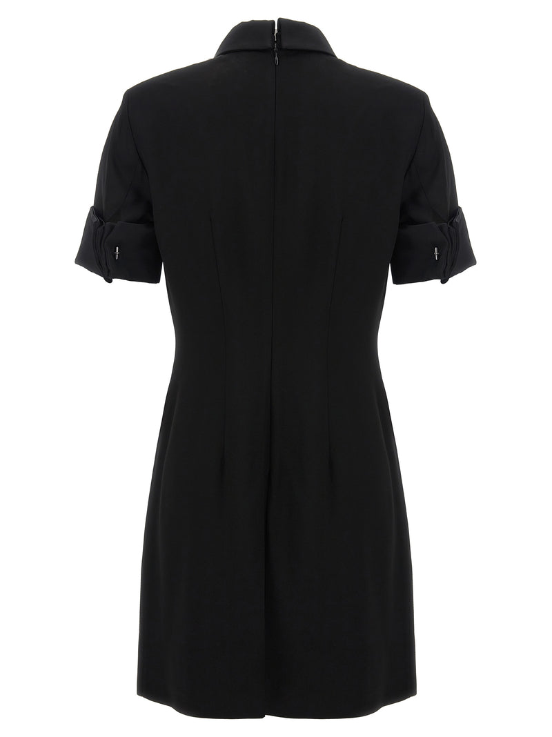 Sportmax Cipro Black Viscose Short Dress