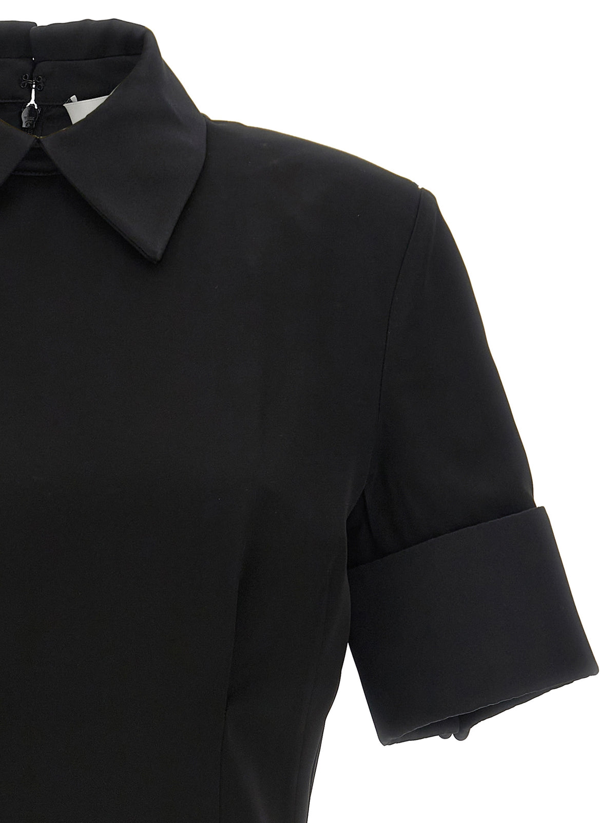 Sportmax Cipro Black Viscose Short Dress