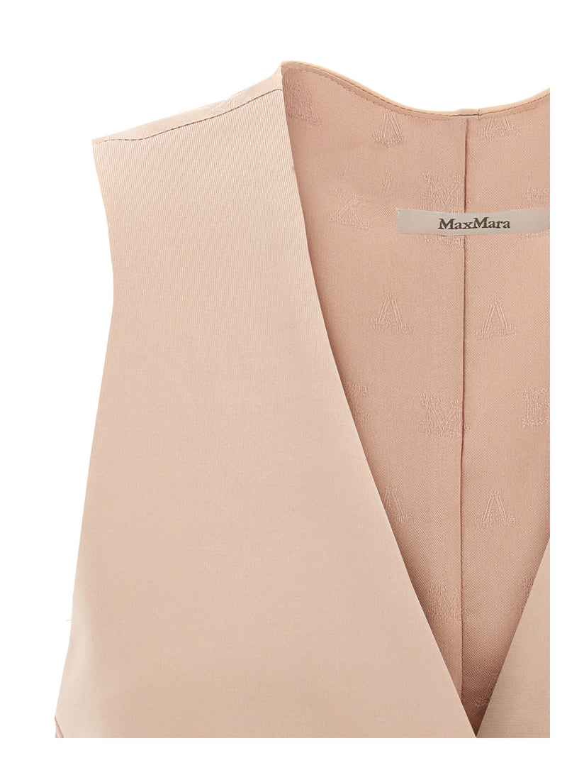 Max Mara Kiwi Multicolor Acetate Sleeveless Jacket