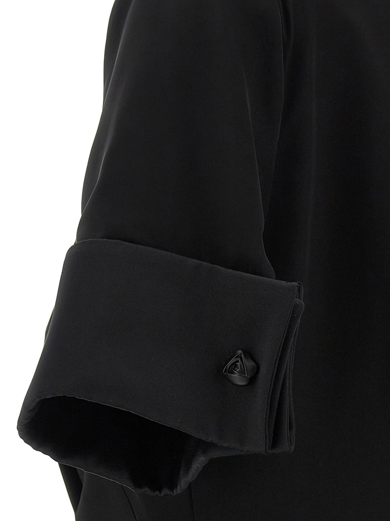 Sportmax Cipro Black Viscose Short Dress