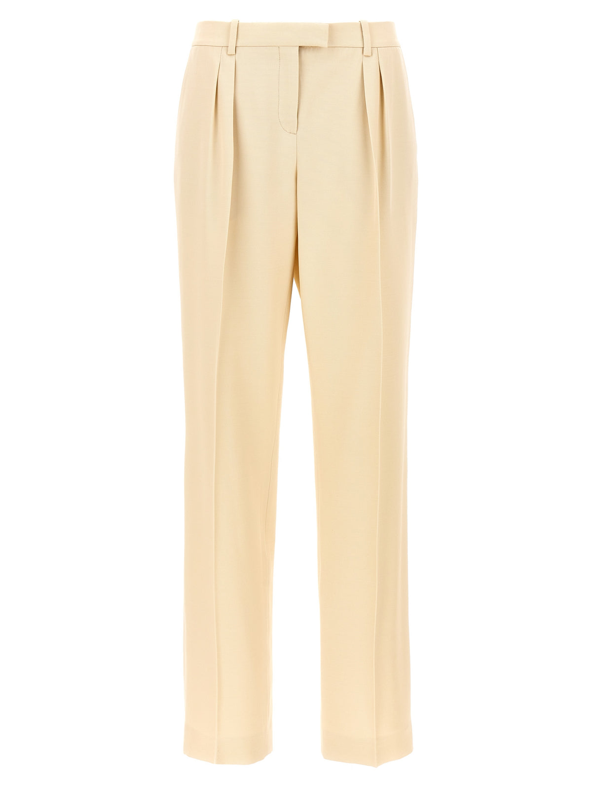 Tom Ford Beige Silk Dress Pants for Women