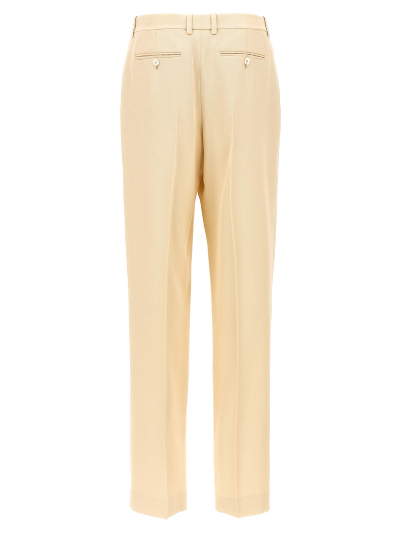 Tom Ford Beige Silk Dress Pants for Women