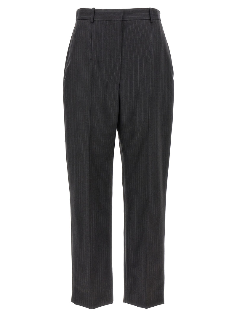 Alexander McQueen Gray Wool Dress Pants for Women