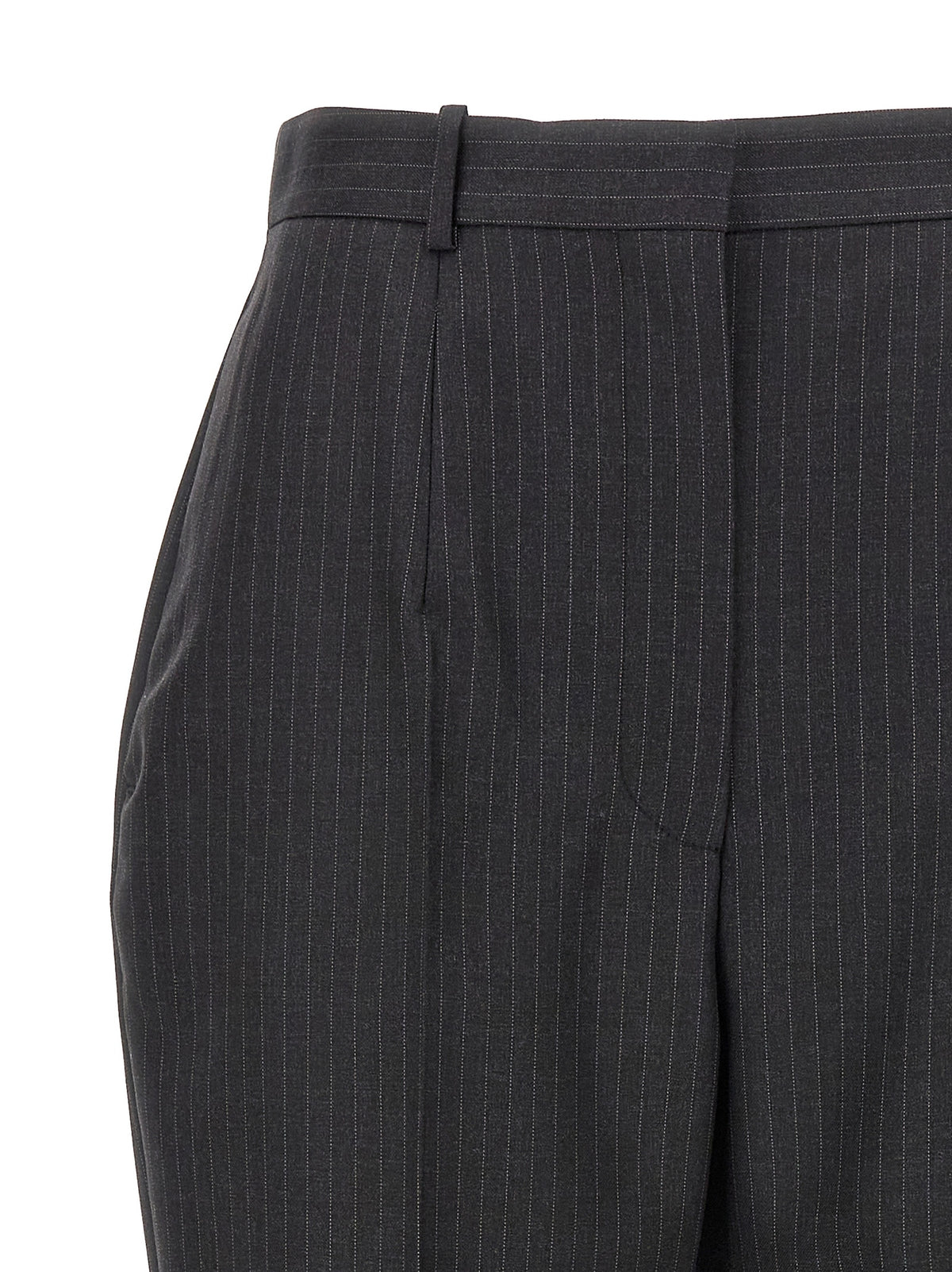 Alexander McQueen Gray Wool Dress Pants for Women