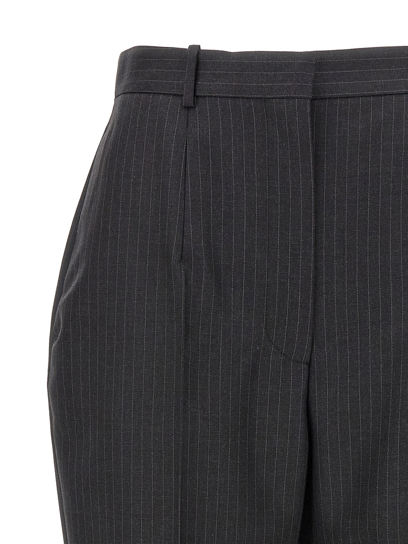 Alexander McQueen Gray Wool Dress Pants for Women