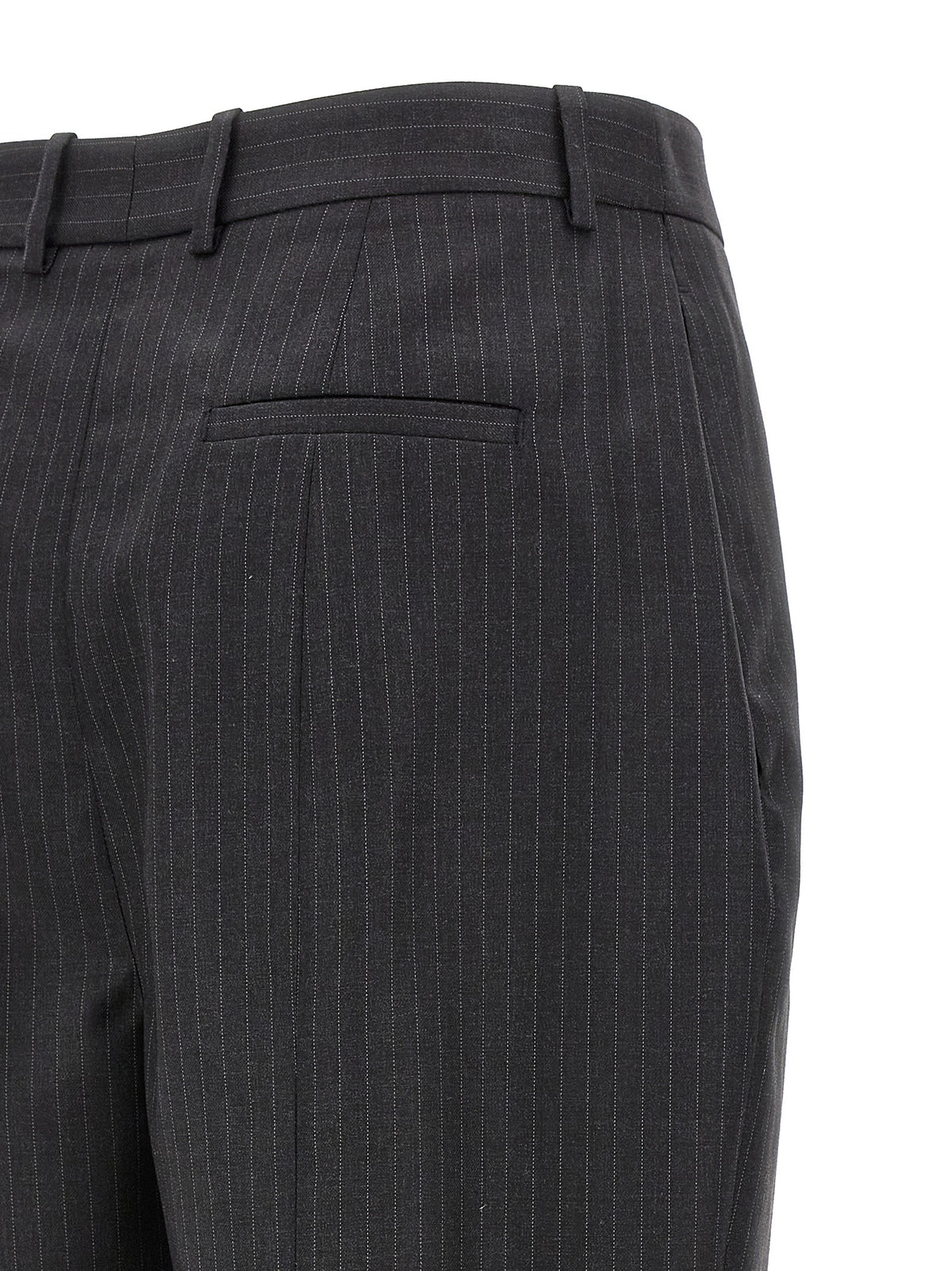 Alexander McQueen Gray Wool Dress Pants for Women