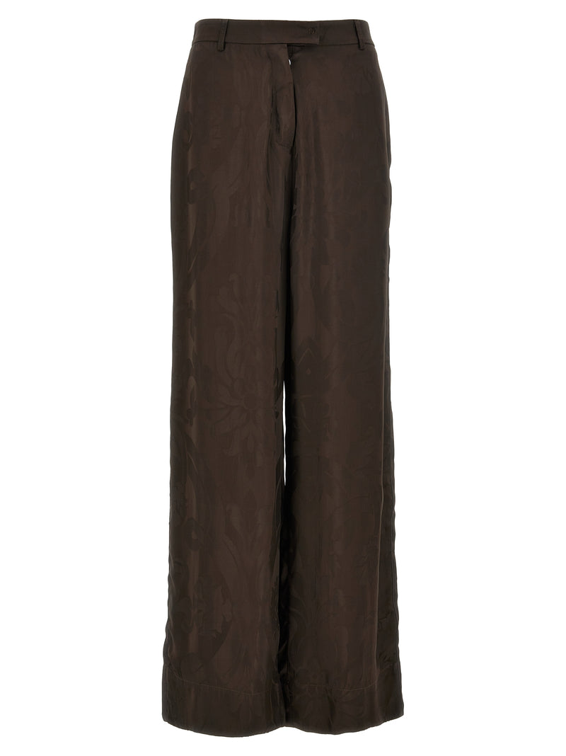 F.R.S. - FOR RESTLESS SLEEPERS Brown Viscose Arche Pants