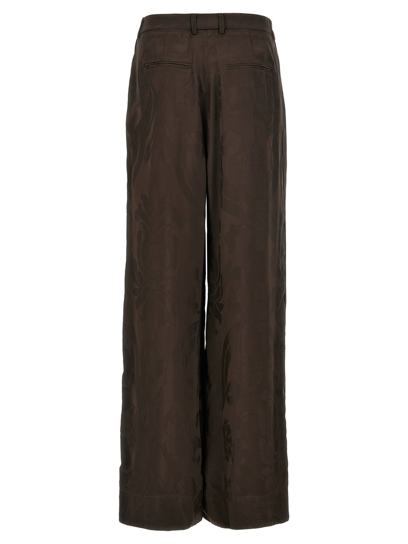 F.R.S. - FOR RESTLESS SLEEPERS Brown Viscose Arche Pants