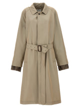 Maison Margiela Beige Cotton Trench Coat for Men