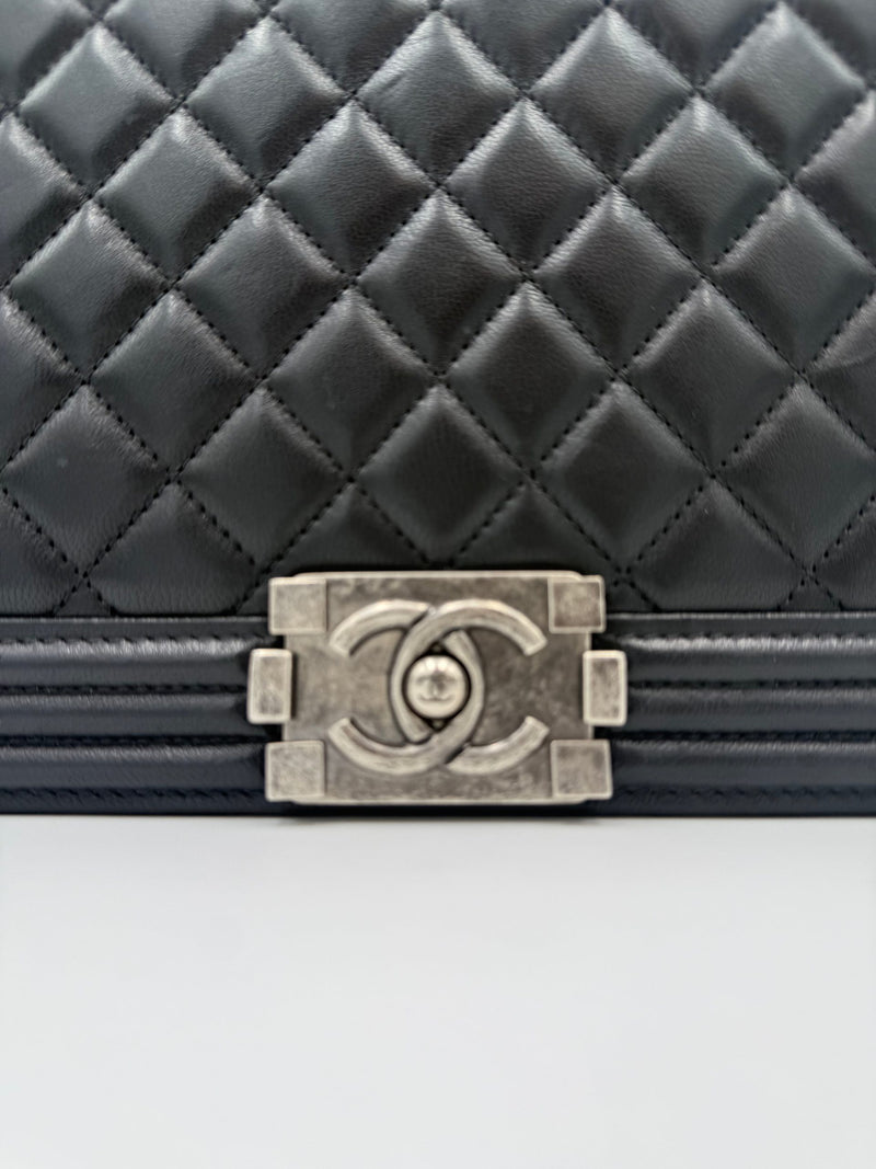 Chanel Bicolor Leather Handbag - Timeless Elegance