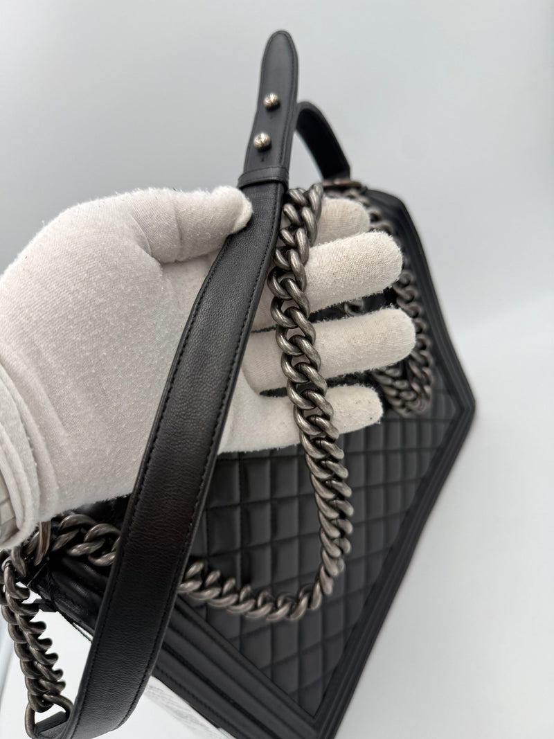 Chanel Bicolor Leather Handbag - Timeless Elegance