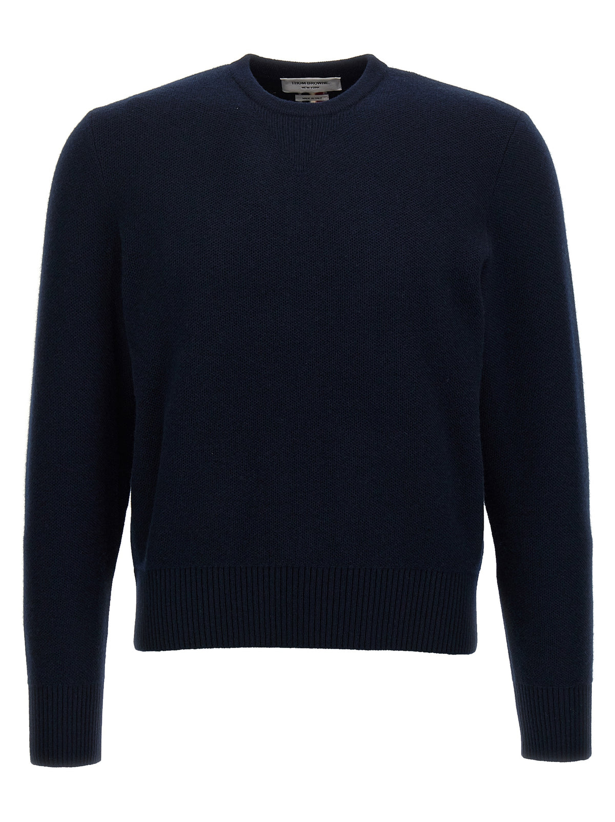 Cardigan en Laine Vierge Bleu Thom Browne