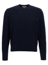 Cardigan en Laine Vierge Bleu Thom Browne