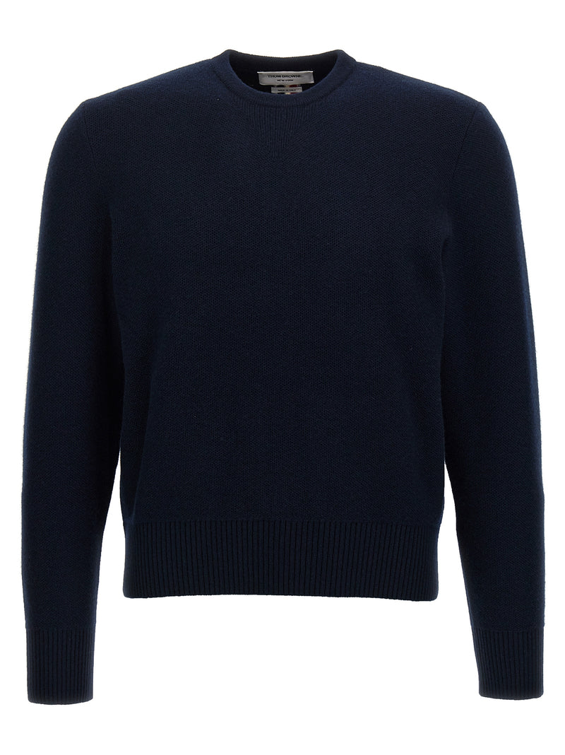 Cardigan en Laine Vierge Bleu Thom Browne