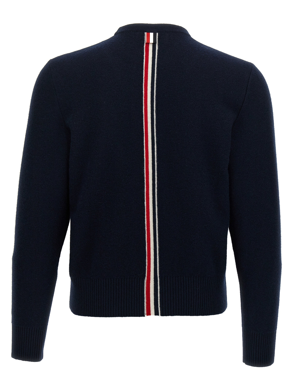 Cardigan en Laine Vierge Bleu Thom Browne