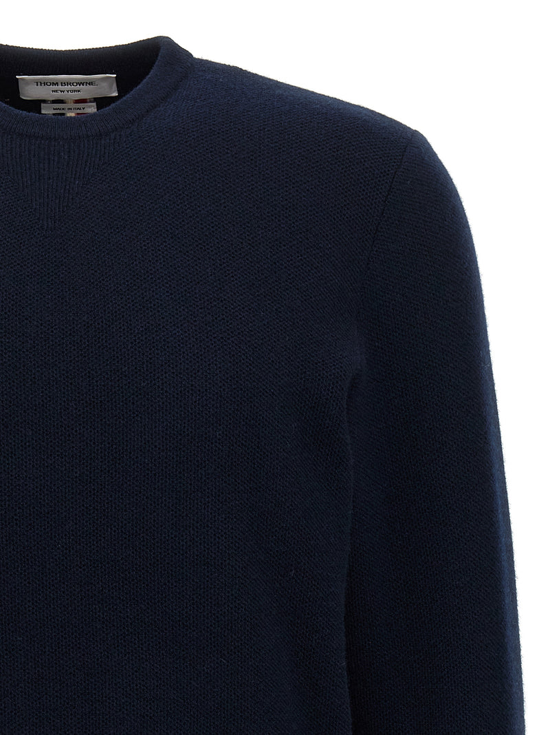 Cardigan en Laine Vierge Bleu Thom Browne