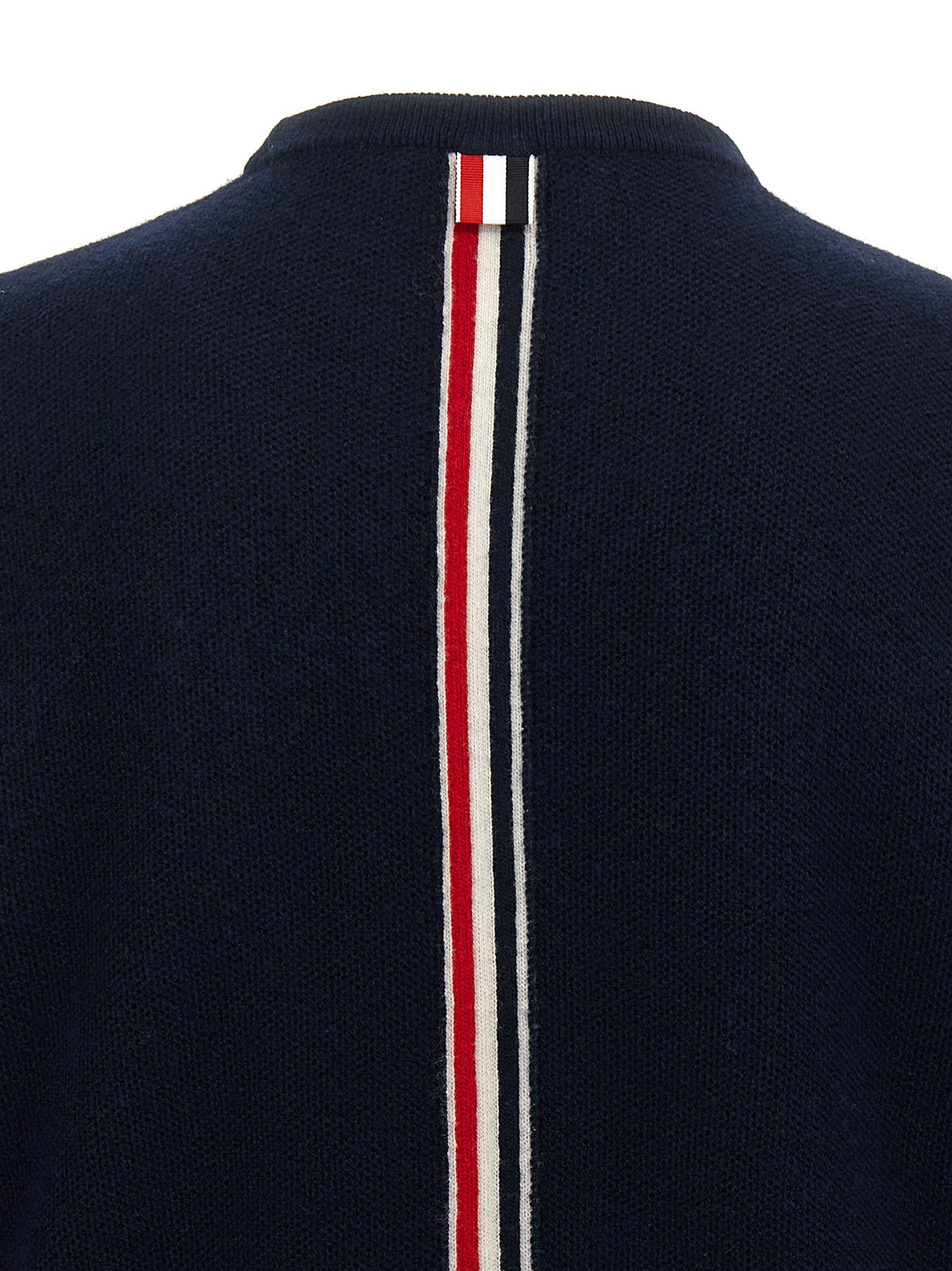 Cardigan en Laine Vierge Bleu Thom Browne