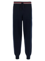 Thom Browne Blue Cashmere Joggers - Luxury Workout Pants