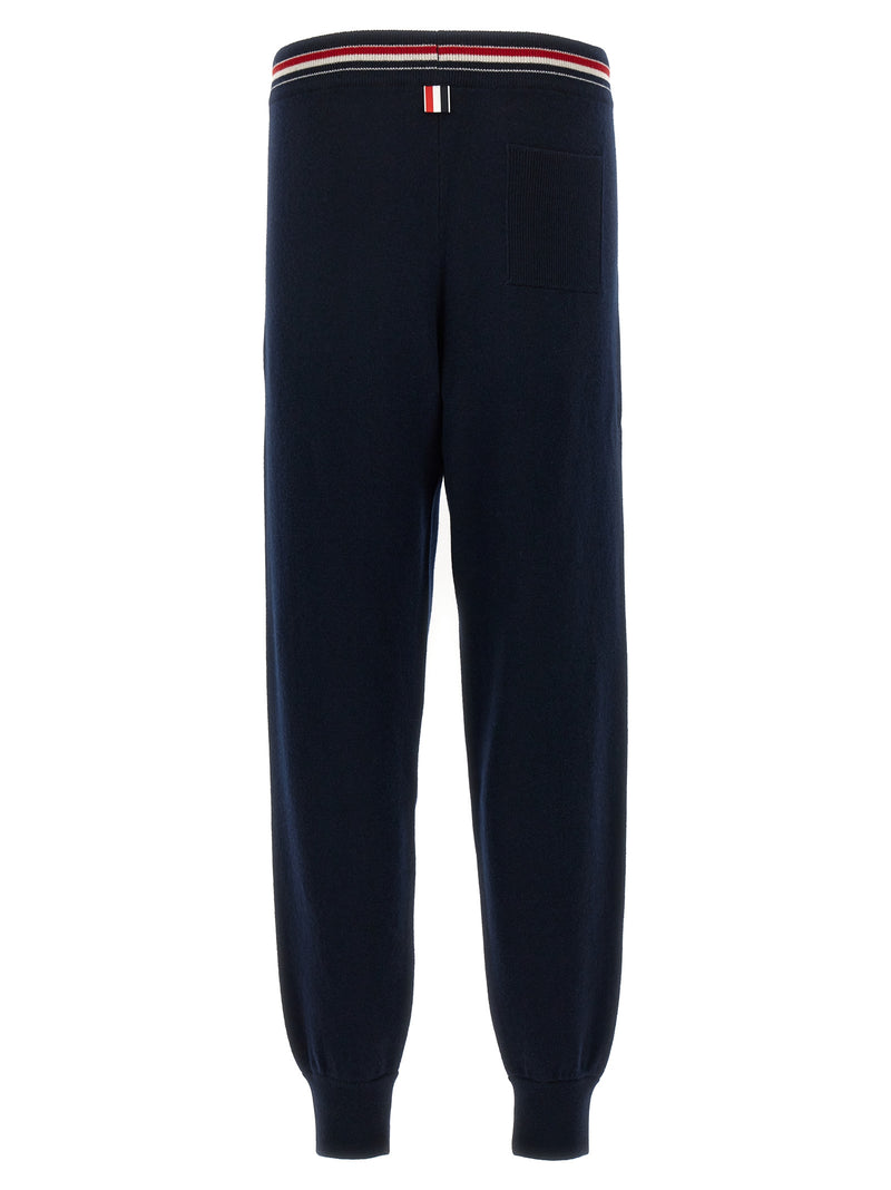 Thom Browne Blue Cashmere Joggers - Luxury Workout Pants