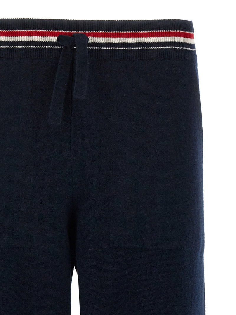 Thom Browne Blue Cashmere Joggers - Luxury Workout Pants