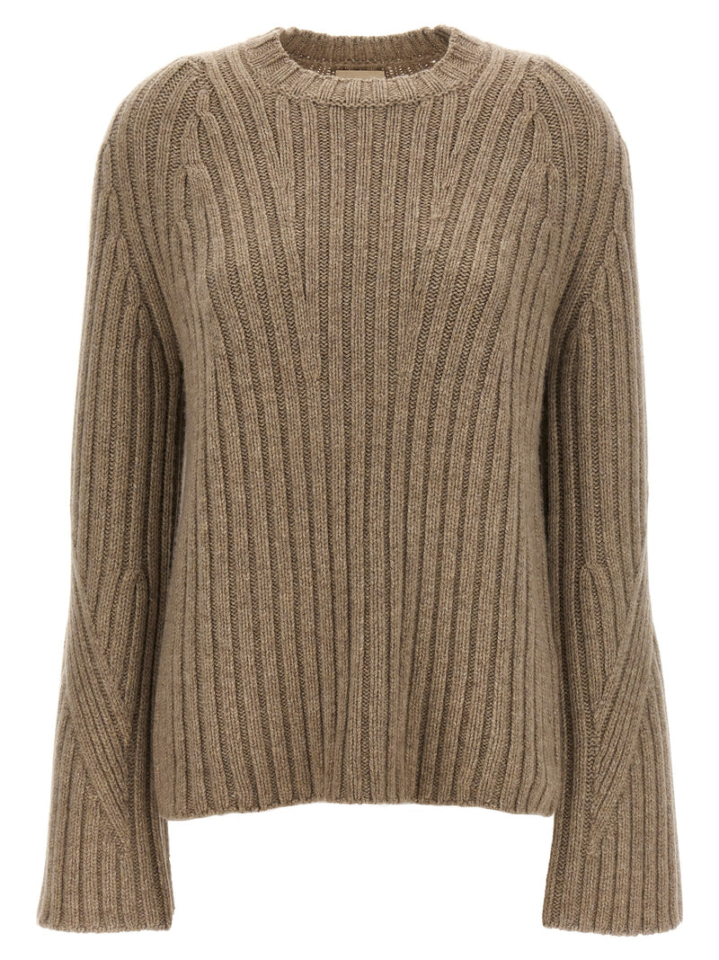 Khaite Calvin Beige Cashmere Cardigan for Women