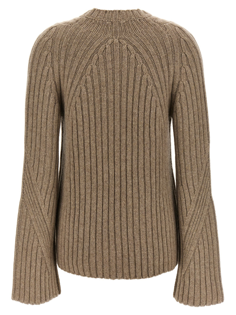 Khaite Calvin Beige Cashmere Cardigan for Women